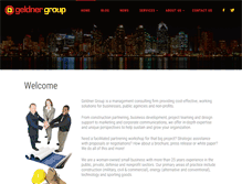 Tablet Screenshot of geldner.com